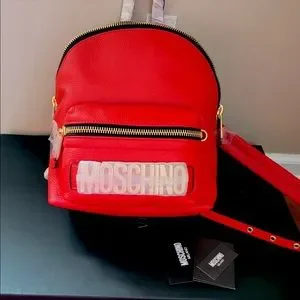 Moschino | Bags | Nwt Moschino Logo Deerskin Leather  display picture 1